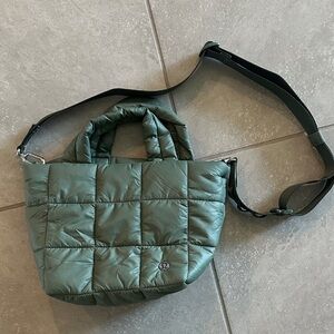 Lululemon Green Quilted Bag